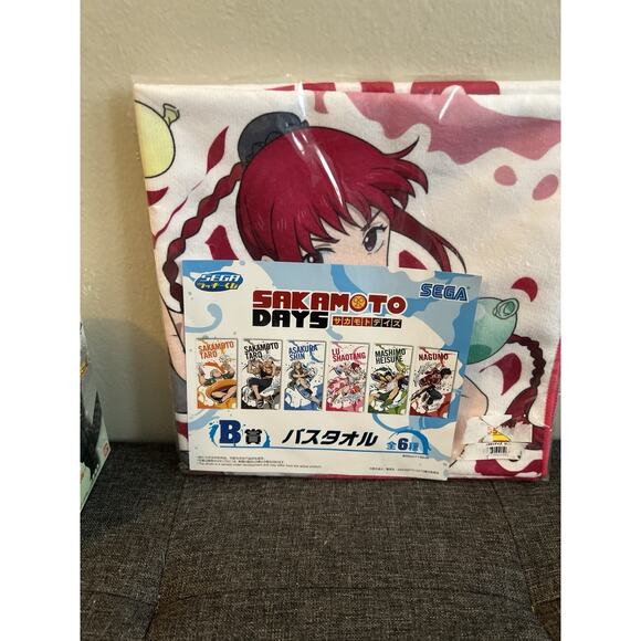 Sakamoto Days Lu Shaotang Ichiban Kuji Bath Towel Brand New US Seller - Picture 3 of 3